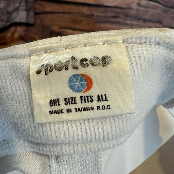 Vintage Sea World Shamu Hat Cap White Orca Whale Logo Rope Hat Snapback Adj. - Picture 8 of 9